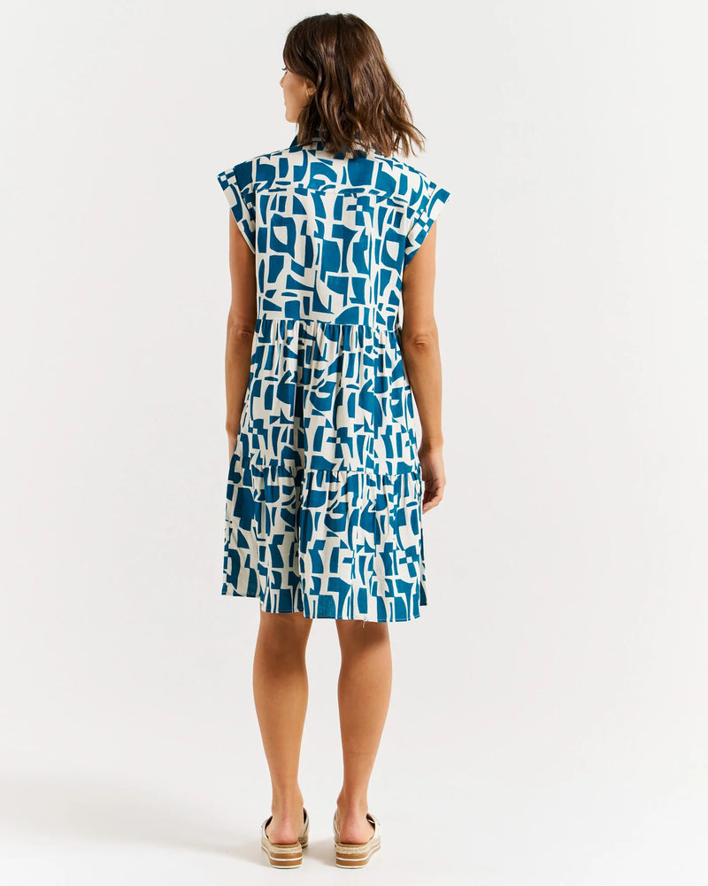 Betty Basics Zurich Dress - Geo Print