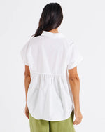 Betty Basics Mara Short Sleeve Shirt - White