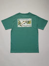 Just Another Fisherman Casting & Mending Sea Tee - Vintage Teal