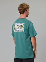 Just Another Fisherman Casting & Mending Sea Tee - Vintage Teal