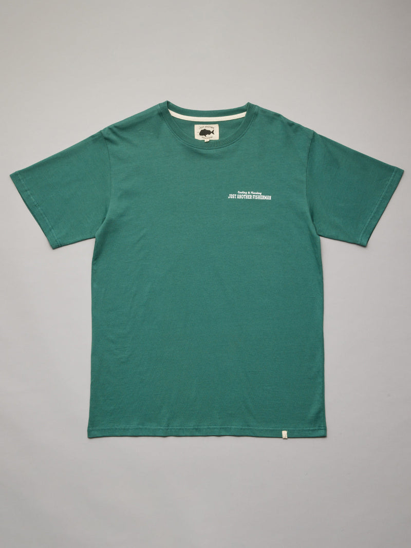 Just Another Fisherman Casting & Mending Sea Tee - Vintage Teal