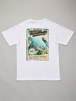 Just Another Fisherman Cracks & Crevasses Sea Tee - White