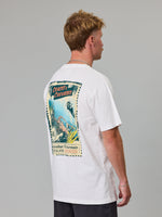 Just Another Fisherman Cracks & Crevasses Sea Tee - White