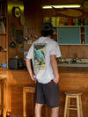 Just Another Fisherman Cracks & Crevasses Sea Tee - White