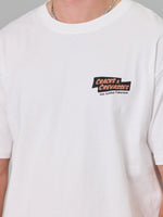 Just Another Fisherman Cracks & Crevasses Sea Tee - White