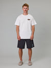Just Another Fisherman Cracks & Crevasses Sea Tee - White