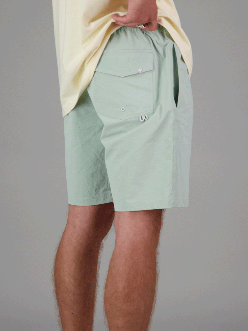 Just Another Fisherman Crewman Shorts - Blue Surf