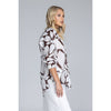 Blak Charlotte Top - Chocolate with Ivory Floral