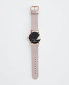 The Horse Watch - Peach Speckle (White Face, Rose Gold Index, Blush Leather)