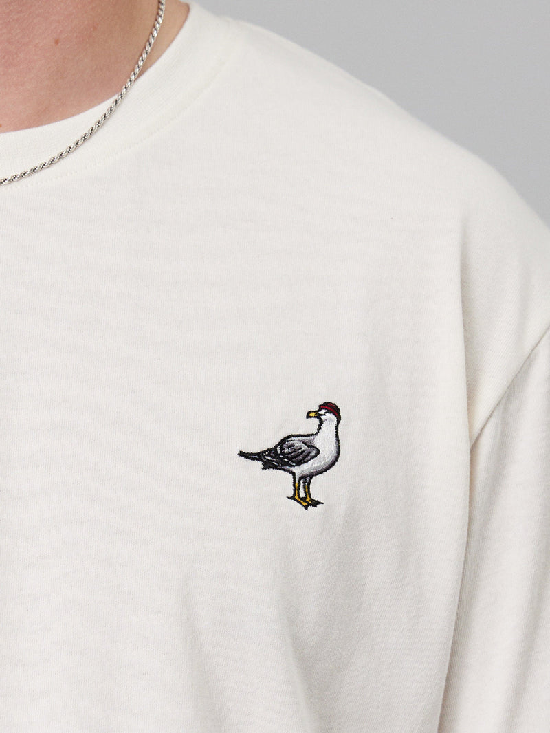 Just Another Fisherman Gull Tee - Antique White