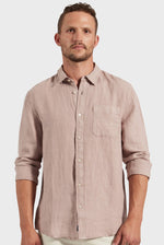 Academy Brand Hampton Linen Shirt Pink Sand