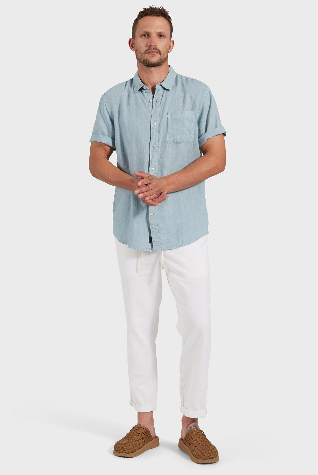 Academy Brand Hampton Linen S/S Shirt 