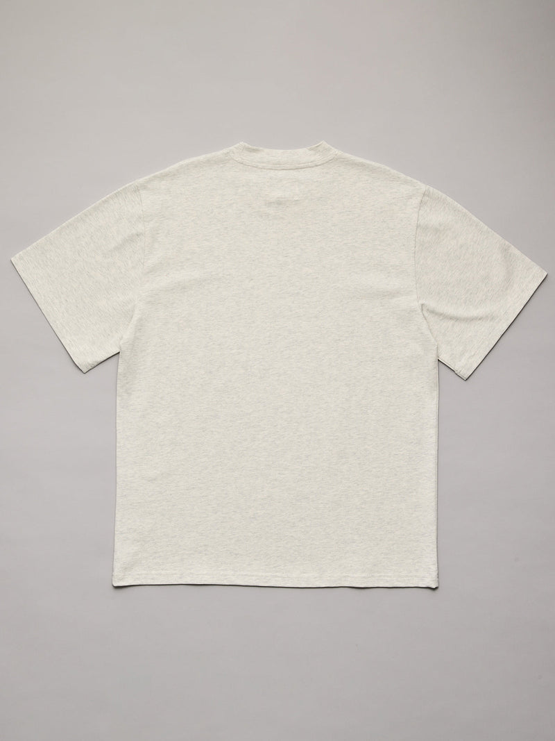 Just Another Fisherman Heavy Shore Tee - Silver Marle
