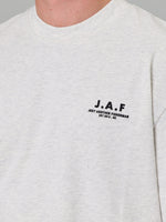 Just Another Fisherman Heavy Shore Tee - Silver Marle