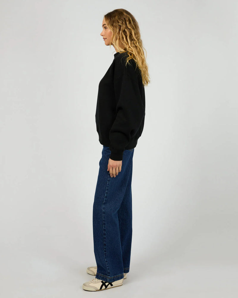 Silent Theory Luxe Crew - Black