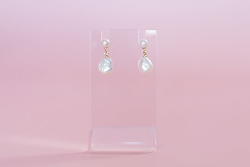 Willow Luxe Eve Pear Drops - Gold