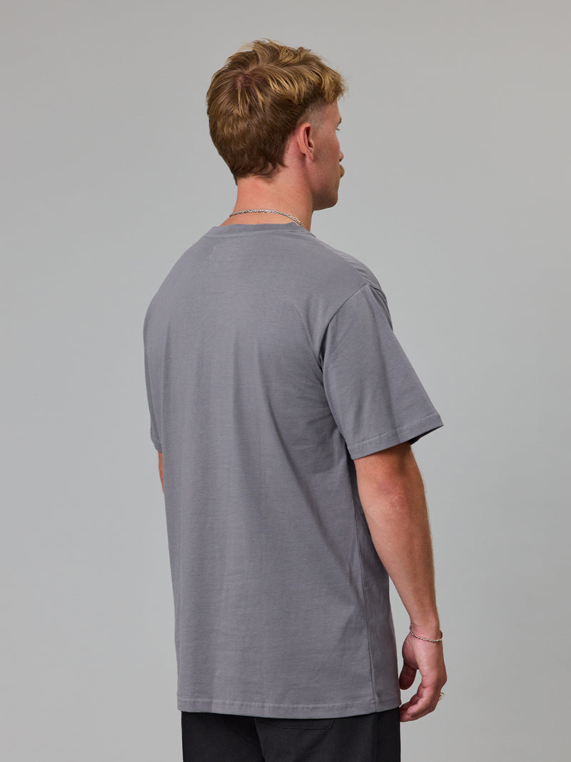 Just Another Fisherman Stamp Sea Tee - Charcoal