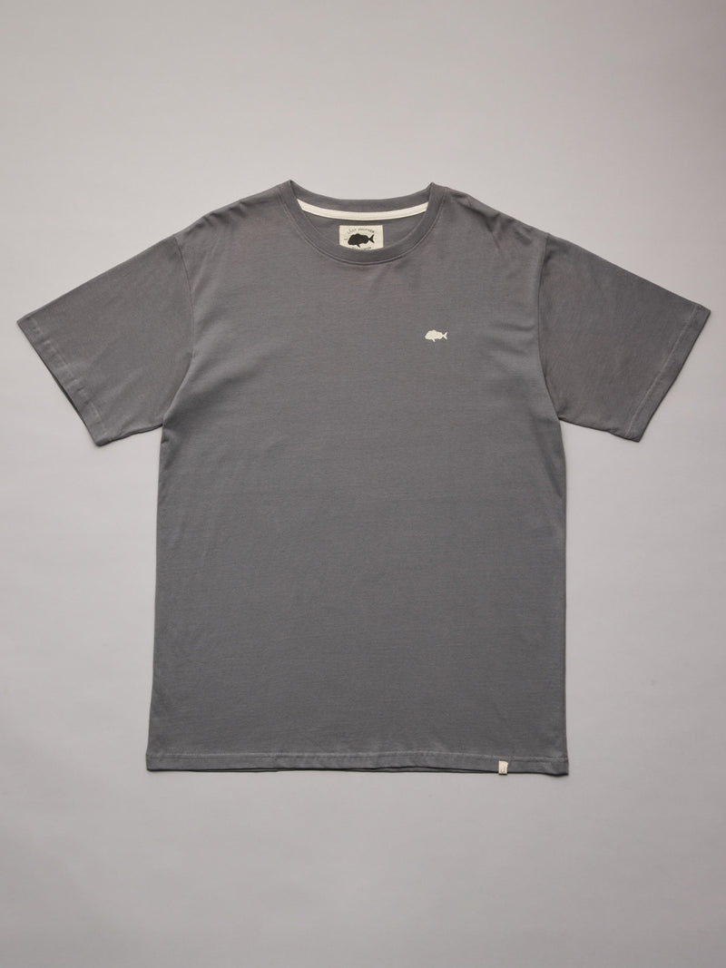 Just Another Fisherman Stamp Sea Tee - Charcoal