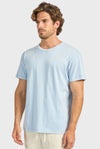 The Academy Brand Jimmy Tee - Bleach Blue