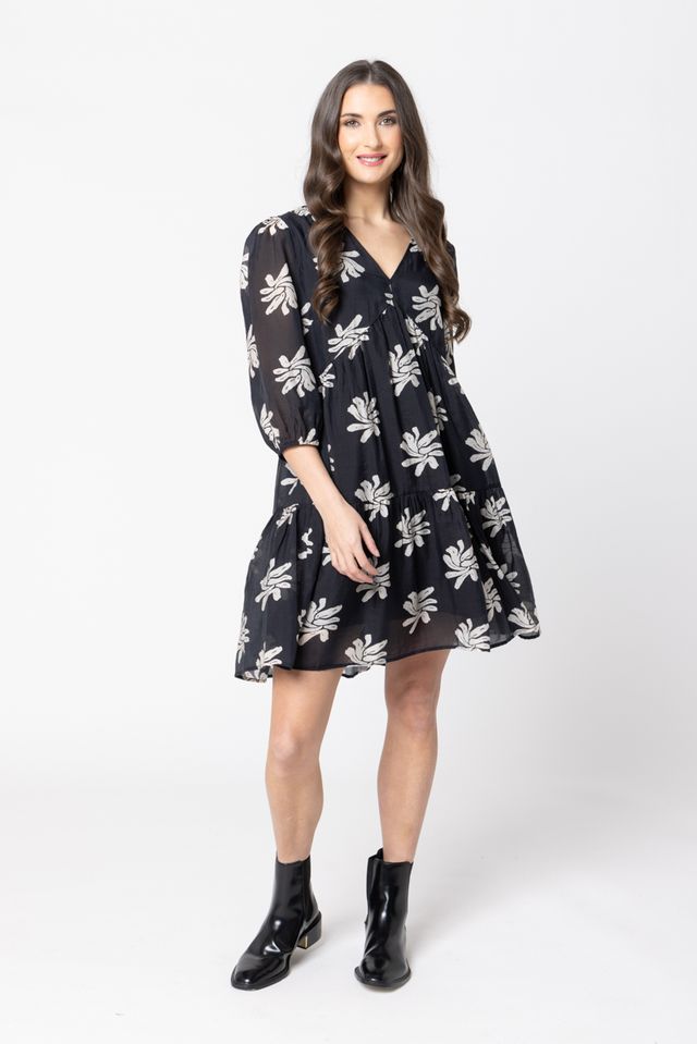 Seeking Lola Aspiring Dress - Shadow Petal