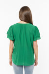 Leila + Luca Sophie Top - Shamrock Crinkle