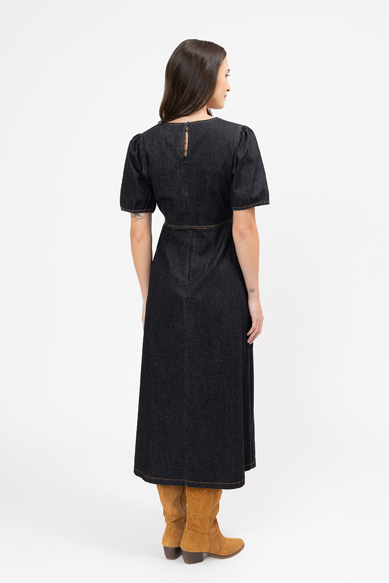 Leila + Luca Maya Dress - Washed Black