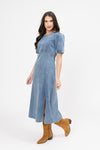 Leila + Luca Maya Dress - Washed Blue