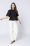 Leila + Luca Royal Top - Black