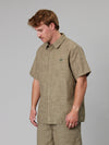 Just Another Fisherman Longitude SS Shirt - Lichen Stripe