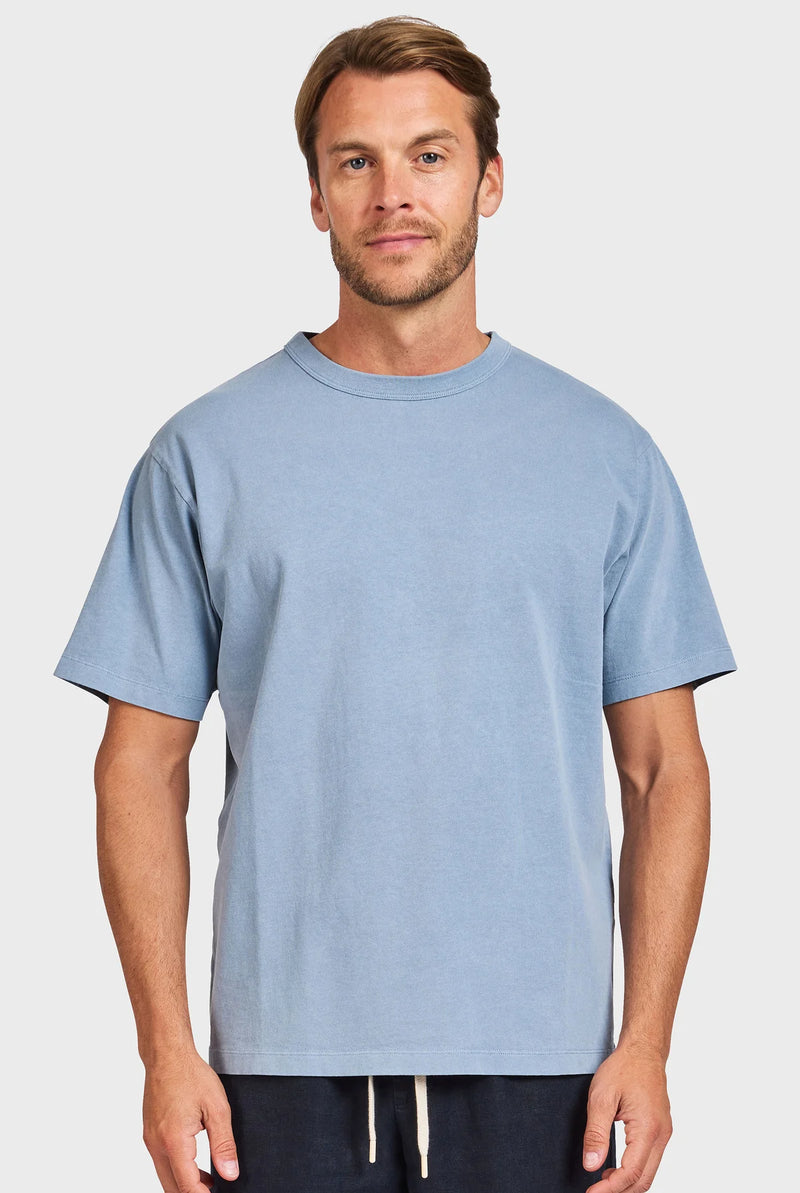 The Academy Brand Mac Tee - Light Indigo