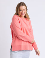 Elm Melbourne Crew - Cosy Coral