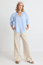 Ivy + Jack - Boardwalk Natural Ramie Extended Waist Pants