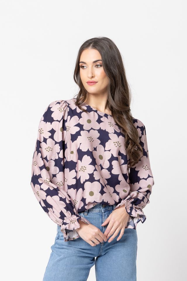 Seeking Lola Patti Top - Pansy