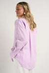 RE: Union Optimum Lilac Linen Oversized Shirt - Lilac