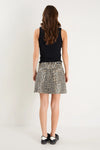 Among The Brave Sunny Leopard Print Mini Denim Skirt - Animal Print