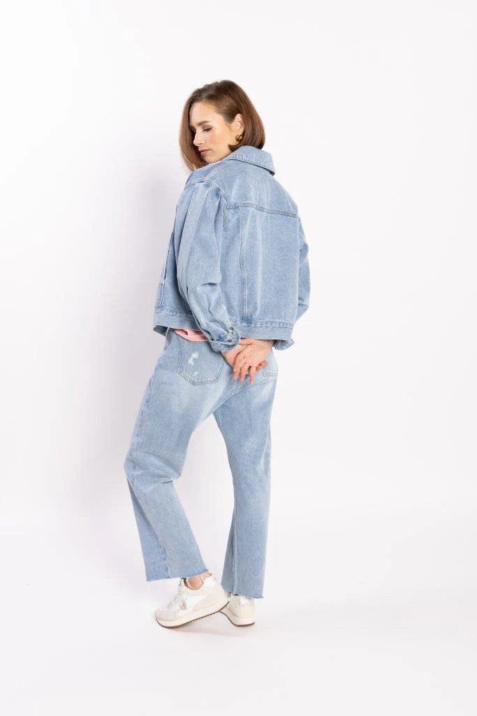 Drama The Label Sinatra Denim Jacket - Blue