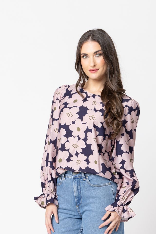 Seeking Lola Patti Top - Pansy