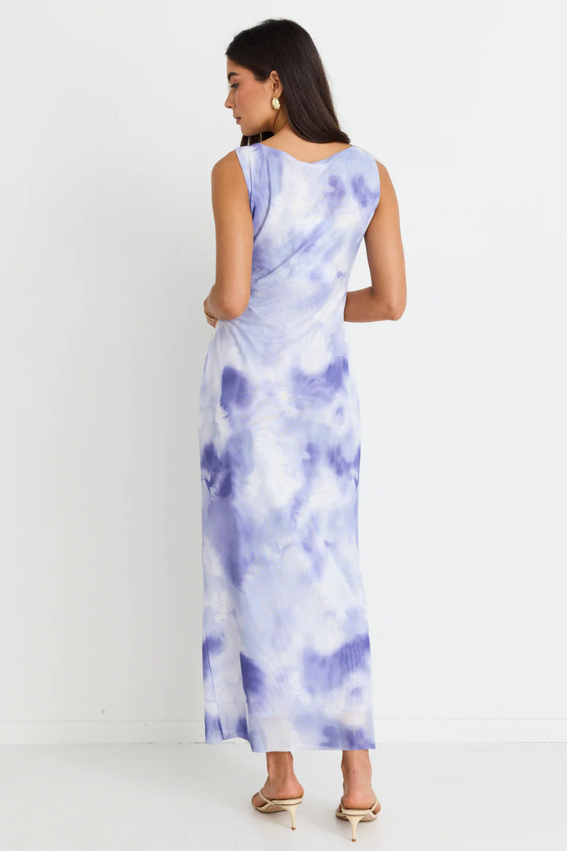 Stories Be Told Rebel Lilac Sleeveless Mesh Maxi Dress