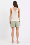 Among The Brave Rumble Khaki Denim Shorts - Khaki