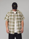 Just Another Fisherman Schooner SS Shirt - Lichen/Sand Check