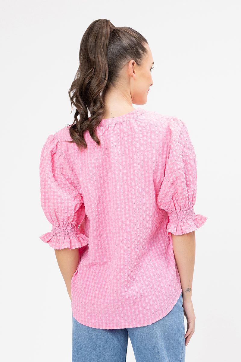 Seeking Lola Relaxed Butterfly Top - Lolly Check