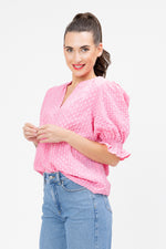 Seeking Lola Relaxed Butterfly Top - Lolly Check