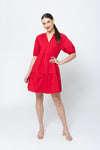 Seeking Lola Courageous Mini Dress - Ruby