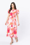 Seeking Lola Coastal Maxi Dress - Pink Peach