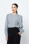 Seeking Lola Honeycomb Blouse - Texture Check