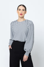 Seeking Lola Honeycomb Blouse - Texture Check