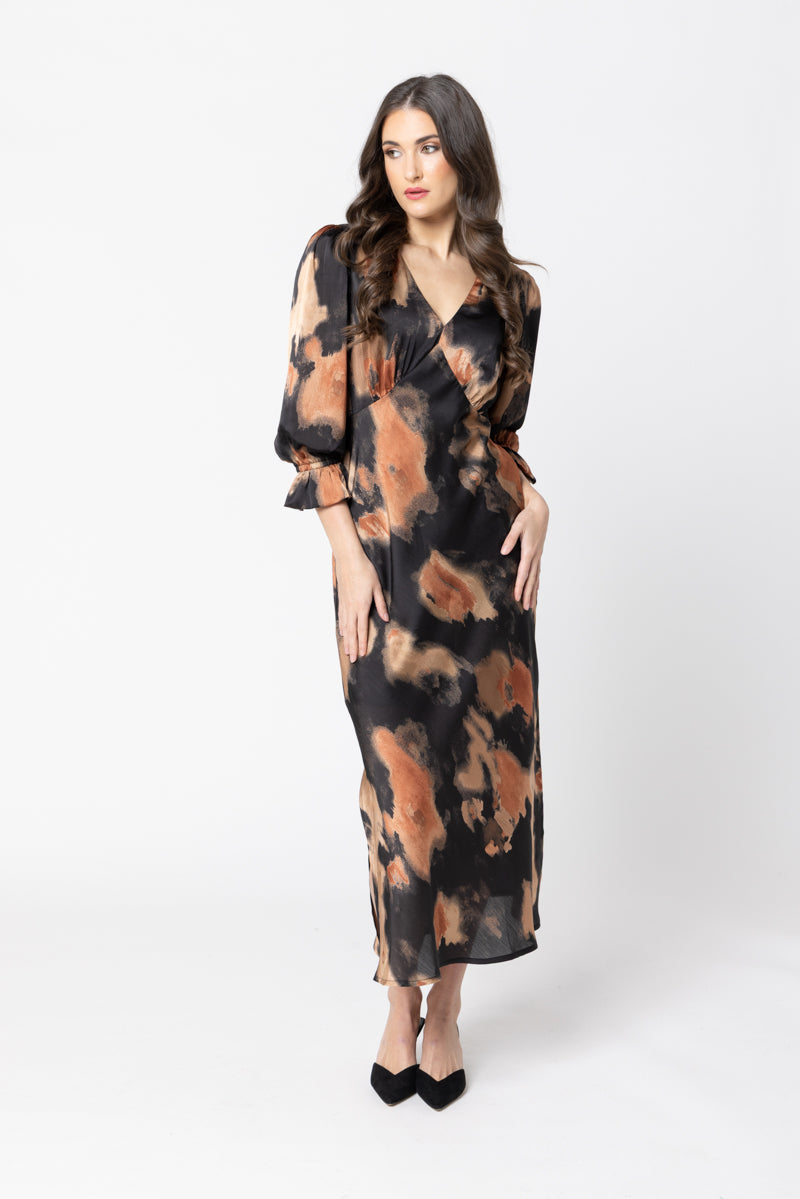 Seeking Lola Inviting Dress - Smudge