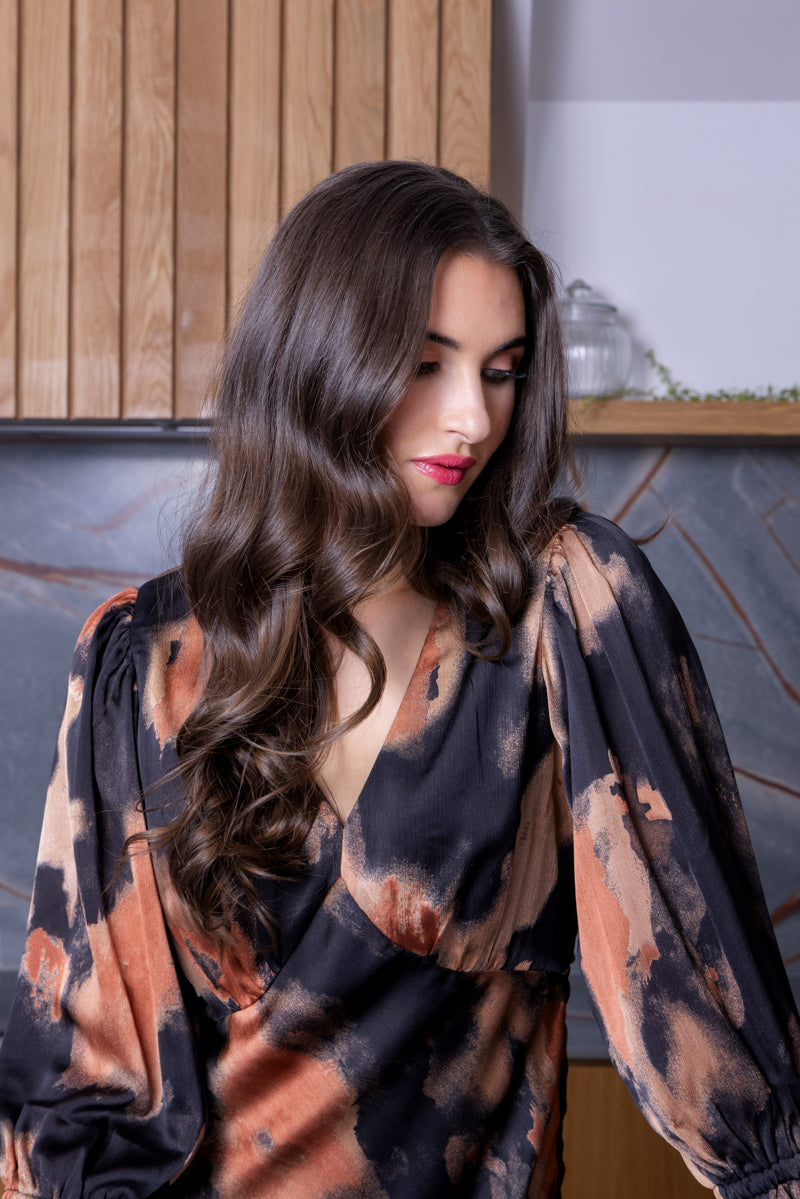 Seeking Lola Inviting Dress - Smudge