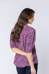 Seeking Lola Hopeful Top - Animal Navy Pink