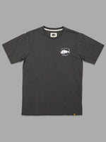 Just Another Fisherman Snapper Logo Tee - Aged Washed Black